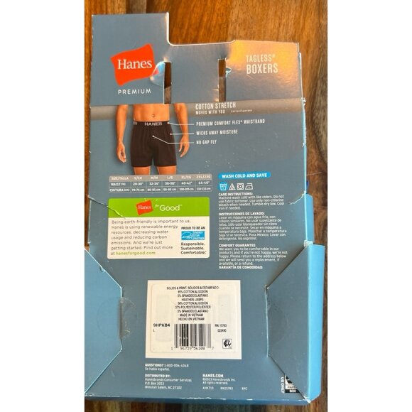 Hanes Boxer Briefs 3-Pack - Picture 3 of 4